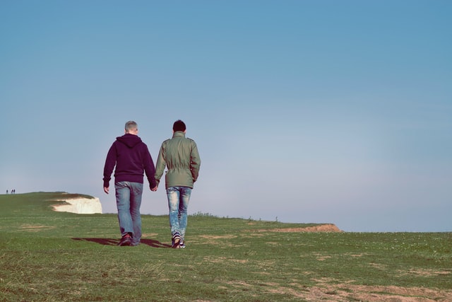 Beachy Head - gay couple